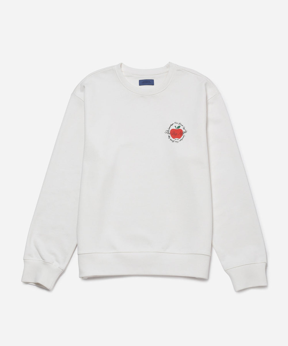 売れ筋がひ贈り物！ Big The Bowery Apple Canada NYC Saturdays | Crew トップス