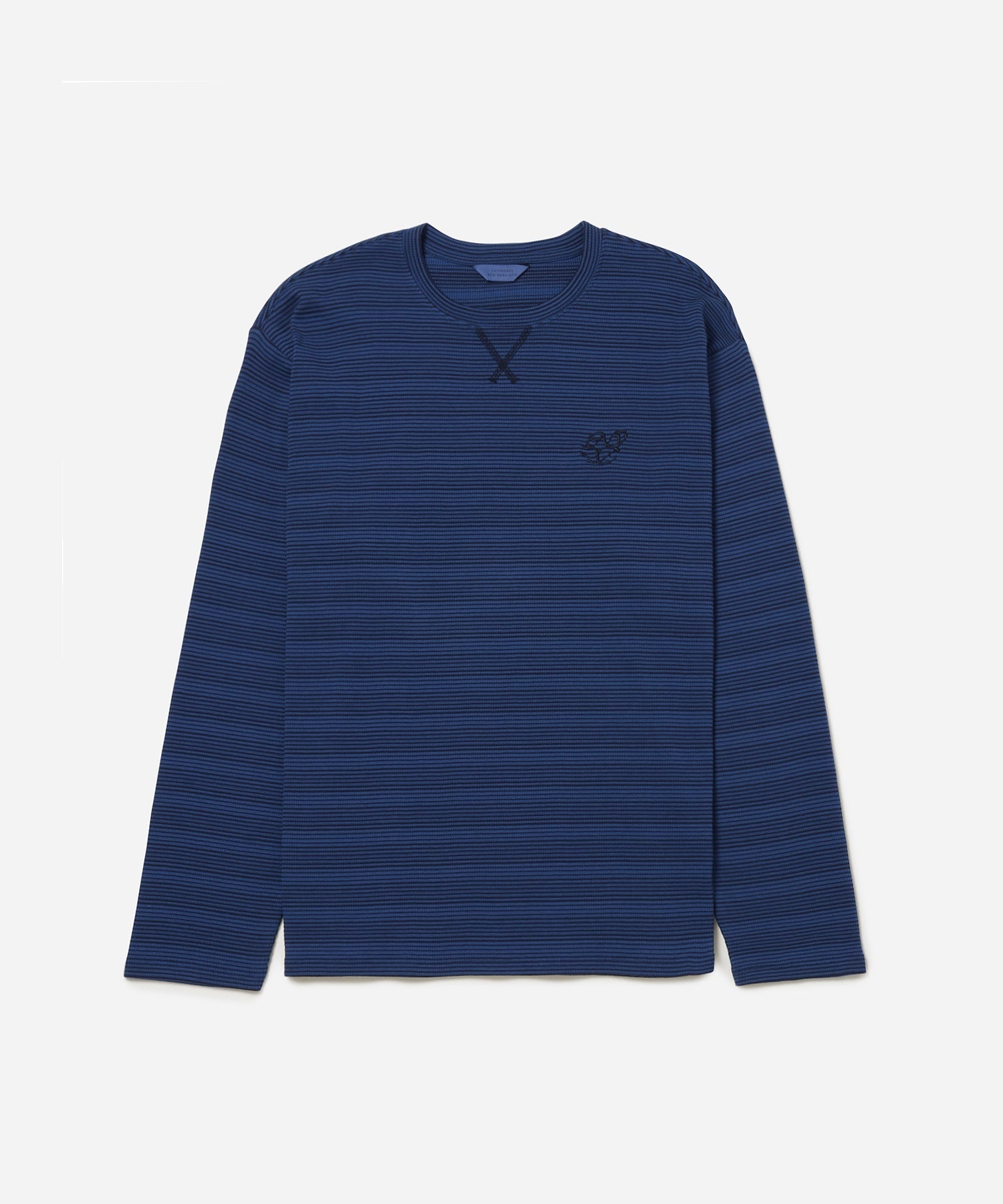 Striped Waffle Relaxed LS Tee | Saturdays NYC Canada